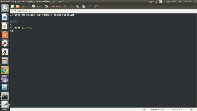 shell/bash program to add numbers using a function | shell program to add two numbers | shell linux смотреть онлайн