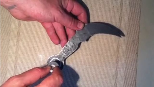 Как сделать керамбит из шх15. Часть 3 смотреть онлайн