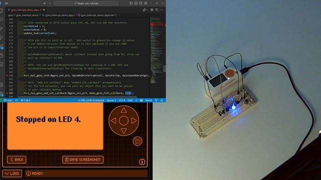 Flipper Zero - GPIO interrupts смотреть онлайн