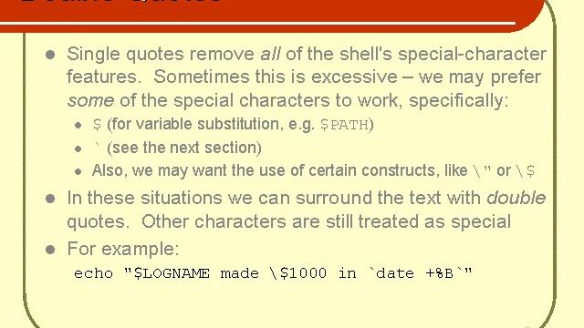 04. Unix Shell Scripting Tutorial - Shell Programming Features (Part 3) смотреть онлайн