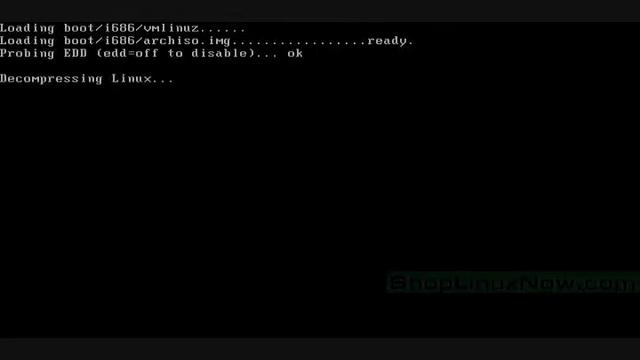Booting Arch Linux смотреть онлайн