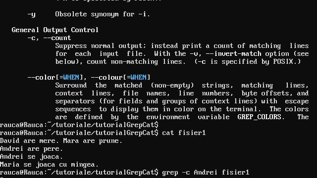 Tutorial Grep si Cat смотреть онлайн