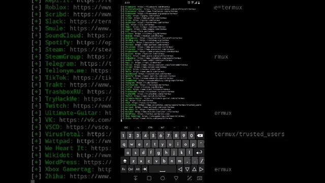 Termux Sherlock 🕵 pOpiTTermux смотреть онлайн