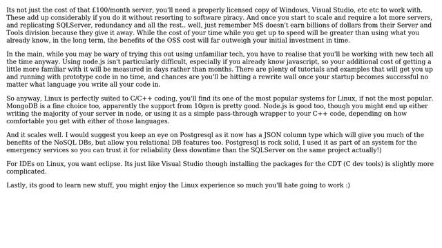 Is it worth moving from Microsoft tech to Linux, NodeJS & other open source frameworks to save... смотреть онлайн