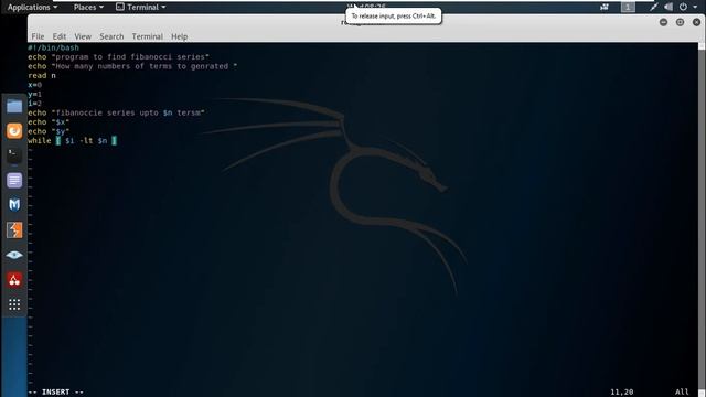 Shell Scripting Part-6 || Fibonacci Series Program In Kali Linux Or Linux In Telugu 2020 смотреть онлайн