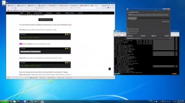 How to install kvantum for Manjaro KDE linux