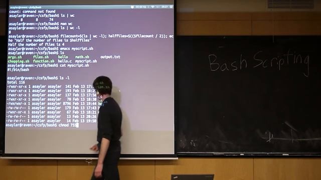 CU - CSFP - 130213 - Bash and Scripting - Part 08: The Shebang смотреть онлайн