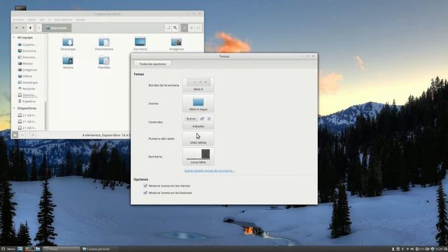 Linux Mint 17.1 Cinnamon, personalización del escritorio II смотреть онлайн