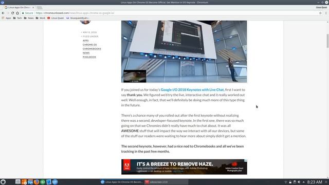 Linux Apps on ChromeOS - Its Official ! смотреть онлайн
