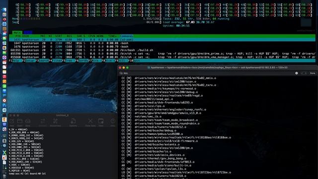 Risc-V Linux 6.1.72 Kernel Compile on Milk-V Pioneer смотреть онлайн