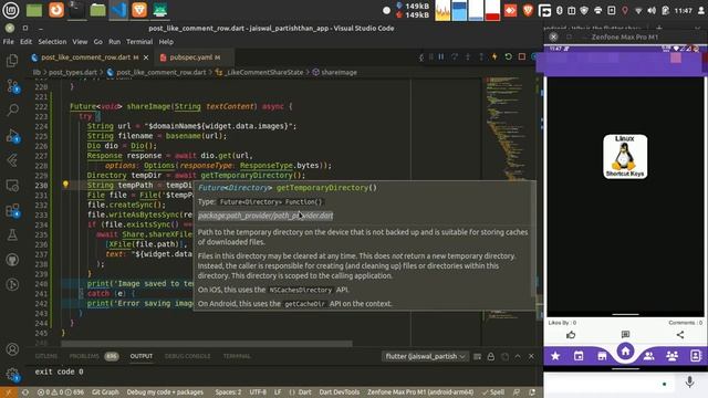 Flutter Tutorial - Share File, Image, Text, URL| How to Share Files on WhatsApp, Telegram Flutter. смотреть онлайн