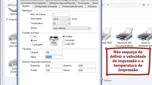 Configurando o Tamanho das etiquetas em Argox e Zebra no MLTotal смотреть онлайн