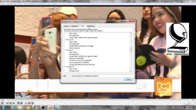 VLC + TDT2(Colombia) + TBS6205 смотреть онлайн