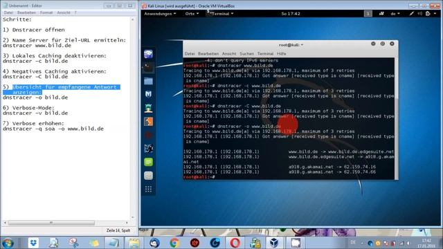 Kali Linux - Dnstracer смотреть онлайн