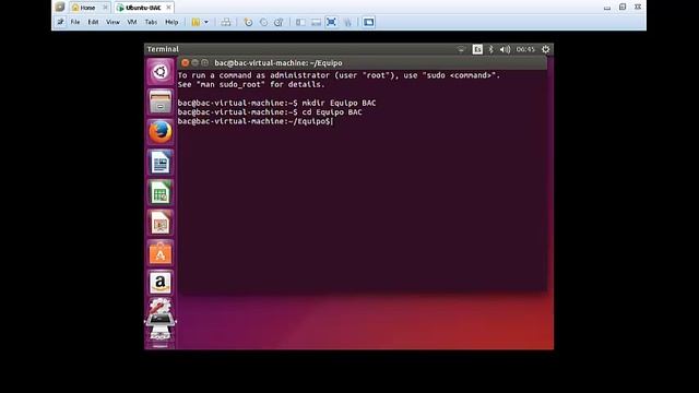 Creación de una archivo txt desde la terminal de Ubuntu смотреть онлайн