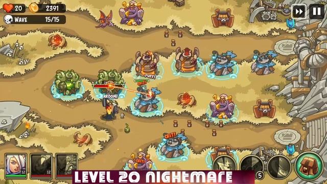 Empire Warriors TD All Bosses Nightmare Mode смотреть онлайн