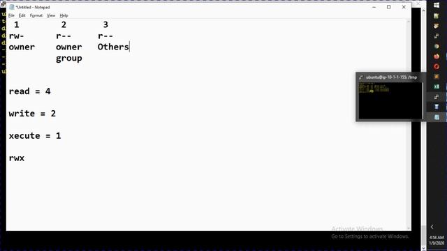 8.English Linux Basics LinuxPermissions Part-1 смотреть онлайн