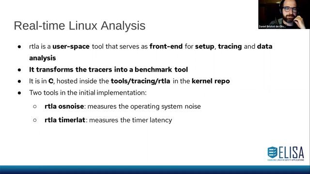 ELISA Seminar (March 2022): Real-time Linux Analysis Toolset смотреть онлайн