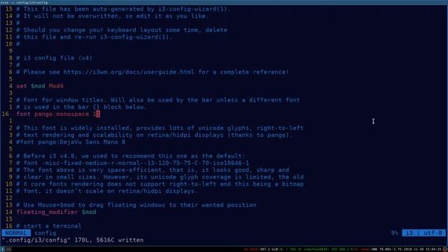 i3wm/i3-gaps: Podstawowa konfiguracja смотреть онлайн
