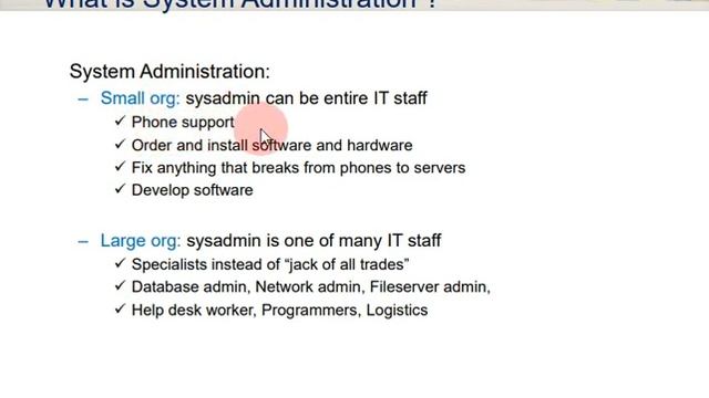 lec-2 Introduction to System Administration | SA Components | S&NA | PART 1 смотреть онлайн