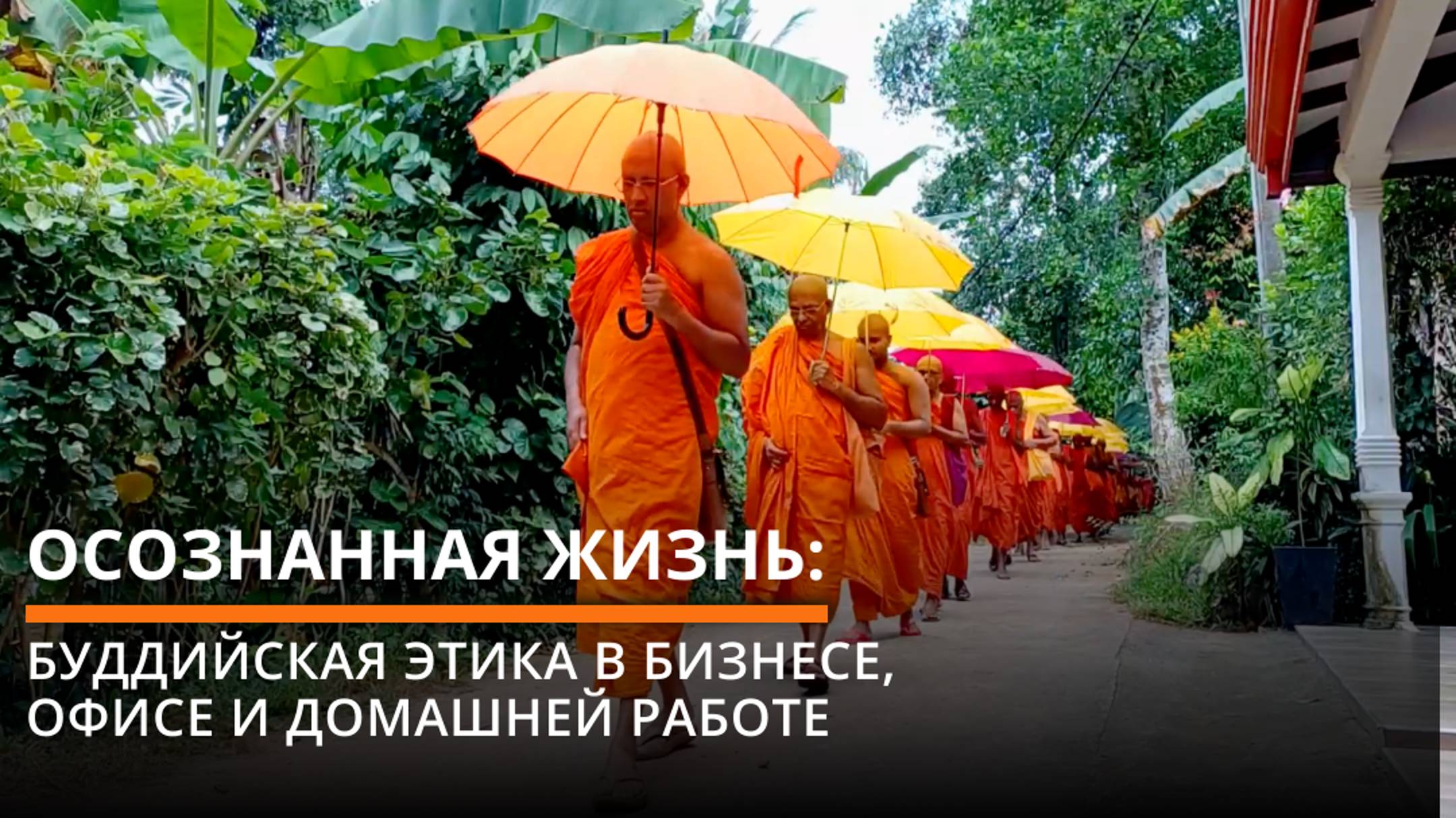 Вебинар "Осознанная Жизнь: Буддийская Этика в Бизнесе, Офисе и Домашней Работе" смотреть онлайн