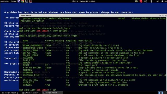 Brute Force SSH via Metasploit смотреть онлайн