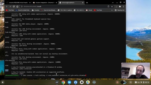 Installing Kali Linux on a Chromebook in Developer Mode смотреть онлайн