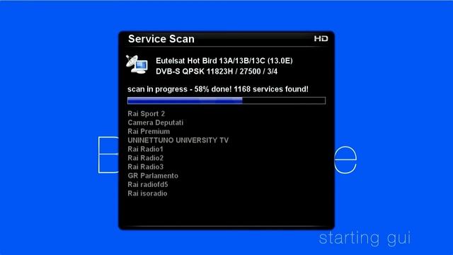 VU+ SOLO2 Black Hole hotbird chanel serching смотреть онлайн
