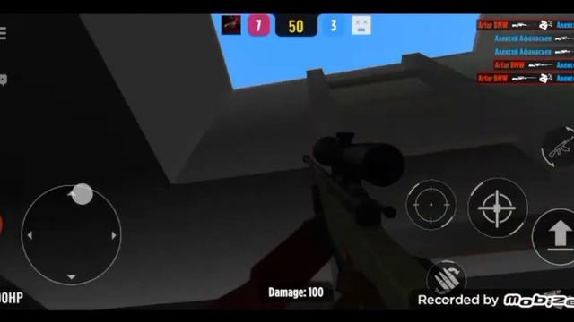 Играю с другом в Blockfield