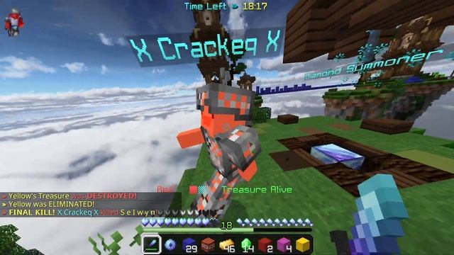playing minecraft bedwars on the hive | bedrock edition смотреть онлайн