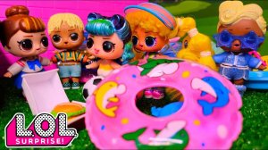 Все КУКЛЫ ЛОЛ СЮРПРИЗ собрались у БАССЕЙНА   МУЛЬТИКИ 4k ЖИВЫЕ КУКЛЫ ЛОЛ СЮРПРИЗ