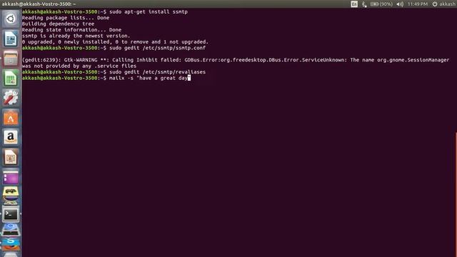 Send mail from terminal in Linux or Unix|Ubuntu смотреть онлайн