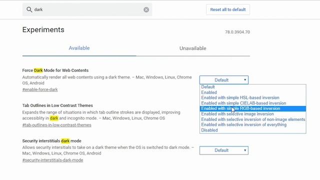 Enable FORCE DARK MODE On ALL Web Pages In Google Chrome 78 Or Higher смотреть онлайн