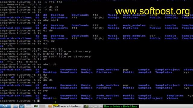 How to delete a file in Bash смотреть онлайн