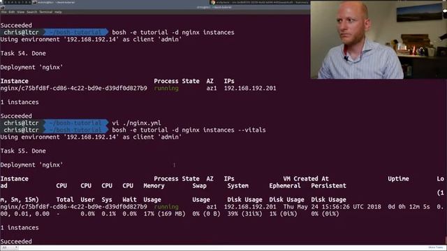 BOSH Tutorial Part 5: Exploring Deployments смотреть онлайн