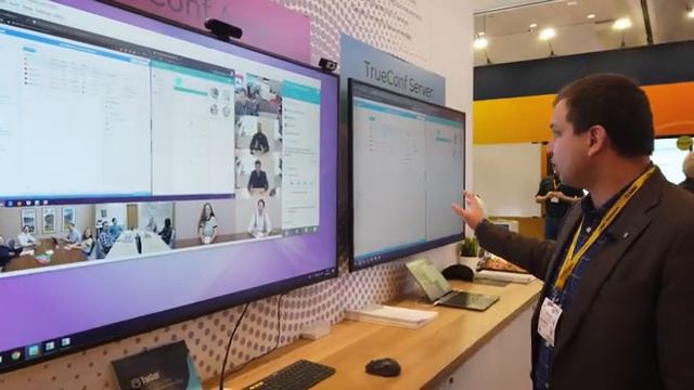 #ISE2020: TrueConf Booth Tour смотреть онлайн