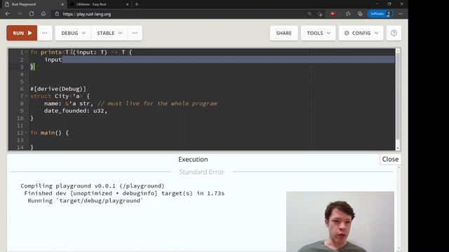 Easy Rust 101: Named lifetimes смотреть онлайн