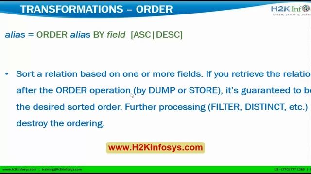 Hadoop Tutorial: Apache Pig | PIG Transformations and Data Types Part 2 Tutorial 16 | H2k Infosys смотреть онлайн