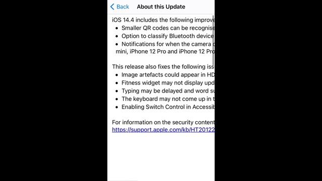 iOS 14.4 update in obsolete iPhone SE. смотреть онлайн