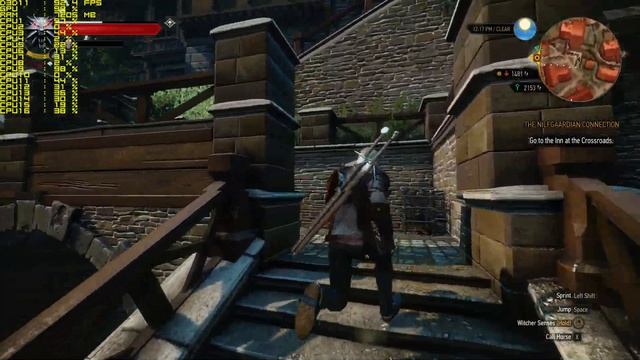 Witcher 3 GTX 1080 Gameplay FPS Test (Long Novigrad Run) смотреть онлайн