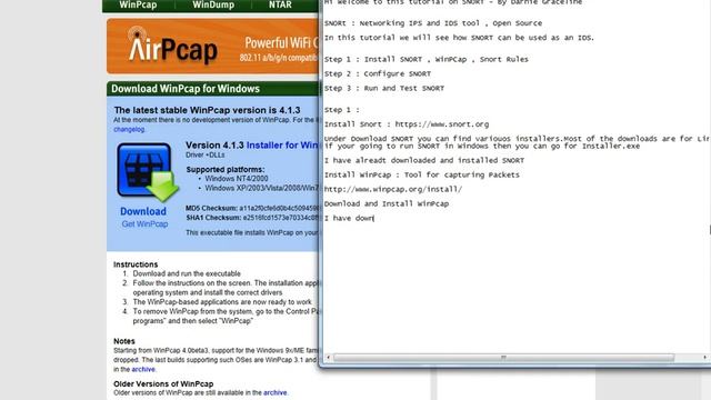 Working With Snort Part 1 смотреть онлайн