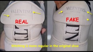 Valentino sneakers real vs fake. How to spot fake valentino garavani shoes