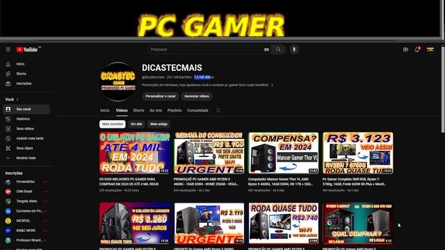 Computador Pichau Gamer Thor, AMD Ryzen 3 3200G, 16GB DDR4, SSD M.2 240GB смотреть онлайн