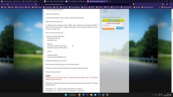 Tutorial Install MRTG pada Debian 11
