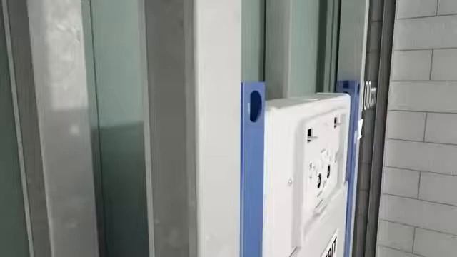 Инструкция по монтажу инсталляции GEBERIT Duofix Delta 458.124.21.1 в смежную стену. смотреть онлайн