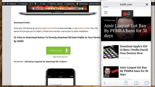 How To Download iOS 12 Beta 1 Profile Enroll Your Devices Now смотреть онлайн