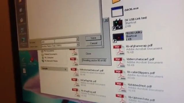Using the FB7 cable and on the Brother knitting machine смотреть онлайн