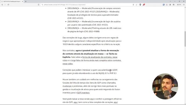 GLPI 10.0.10: Atualizações Importantes - 077 смотреть онлайн