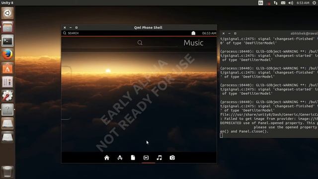 Unity8 Alpha In Ubuntu 13.10 Saucy Salamander смотреть онлайн